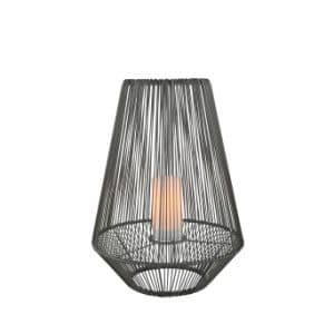 Trio Lighting Mineros solcelle lanterne - Ø51-grå