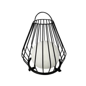 Evesham udendørs lanterne / batterilampe small, sort