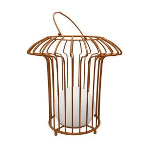 Basket udendørs batterilampe, terracotta