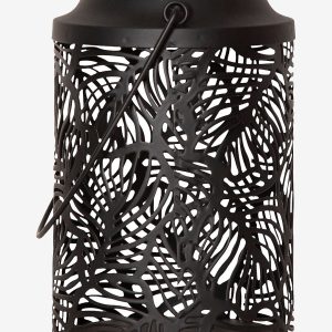 Star Trading - Solcellelanterne Leafy 17cm - Sort - Bordlamper udendørs - - Homeroom