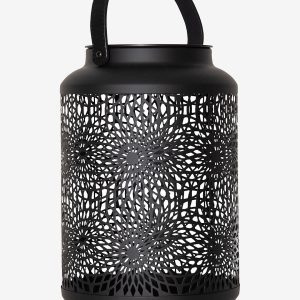 Star Trading - Solcellelanterne Mandala 30cm - Sort - Bordlamper udendørs - - Homeroom