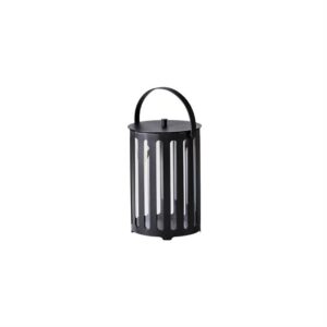 Cane-Line Lighttube lanterne - lille - H: 42 cm - Lava grey