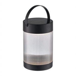 Coupar Solar bordlampe m/solcelle, sort
