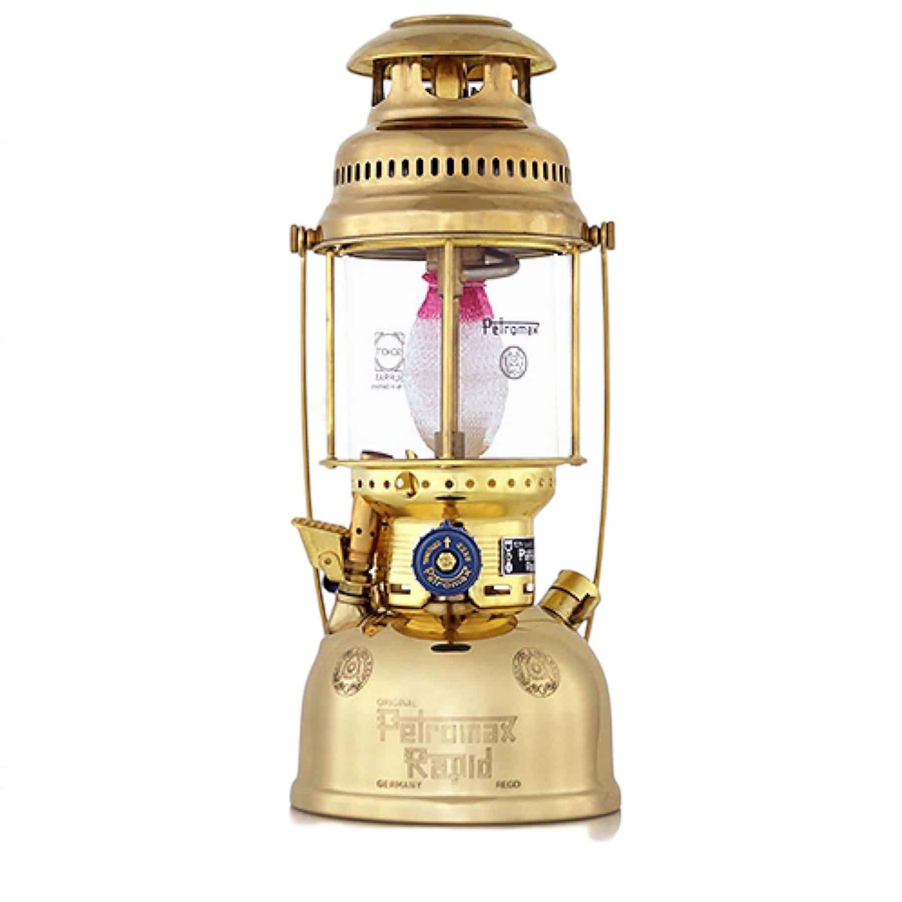 Petromax Petroleum Lampe HK500 Brass, brass