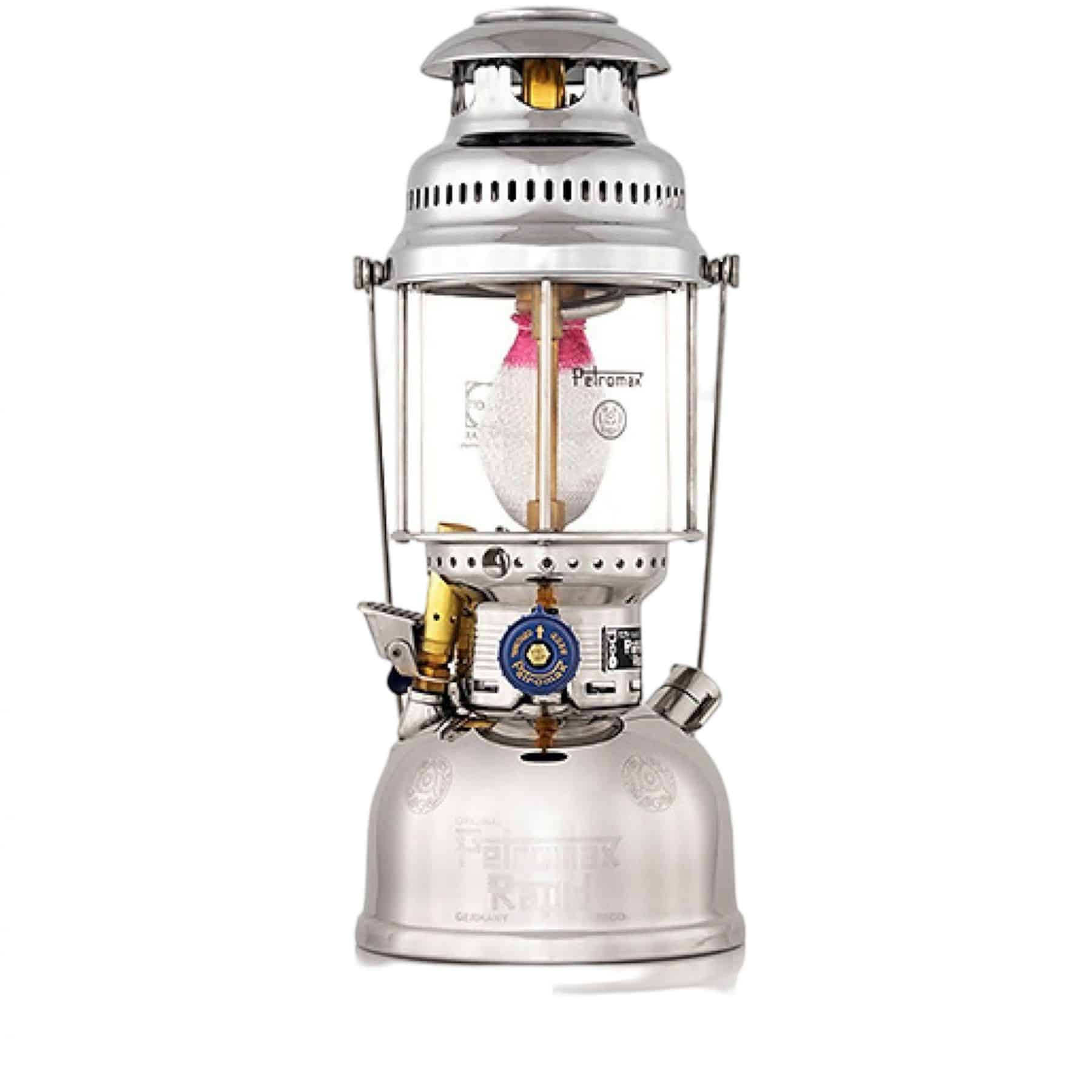 Petromax Petroleum Lampe HK500 Chrome, sølv
