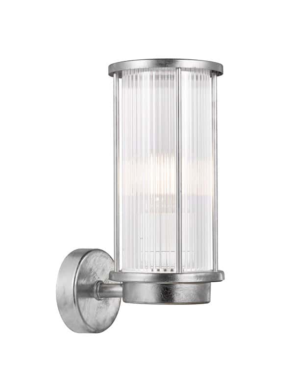 Nordlux Linton udendørs væglampe, galvaniseret stål