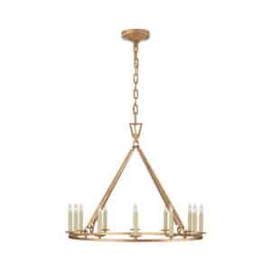 Darlana rund loftlampe gilded iron