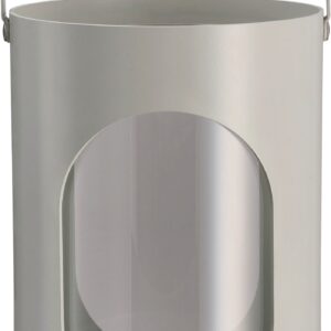 Light House Lantern, Medium, Light Grey, 16,5x24 cm