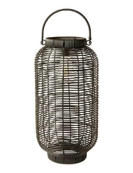 Da'core Solar Lanterne Ø24 cm. sort