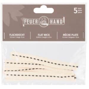 Feuerhand Flat Wick 12 cm for 276, Væge, 5 stk.