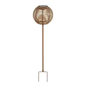 Strand lampe, på spyd, natur