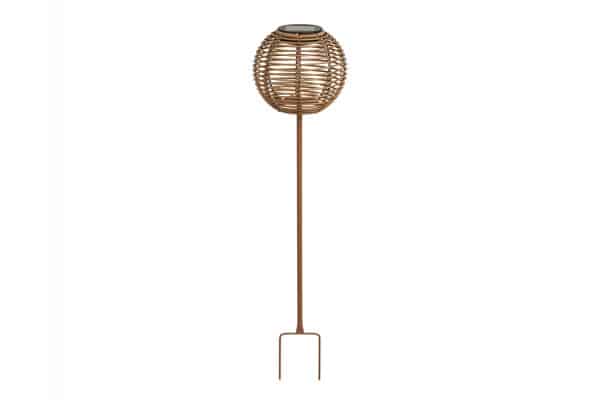 Strand lampe, på spyd, natur