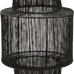 Lanterne House Doctor Tabia - sort lakeret stål, udendørs/terrasse, Ø22 x H35 cm