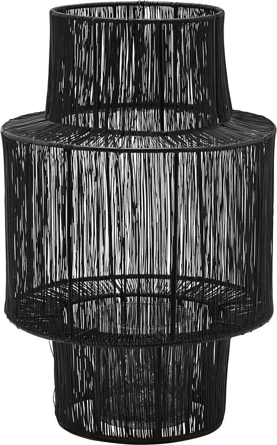 Lanterne House Doctor Tabia - sort lakeret stål, udendørs/terrasse, Ø22 x H35 cm