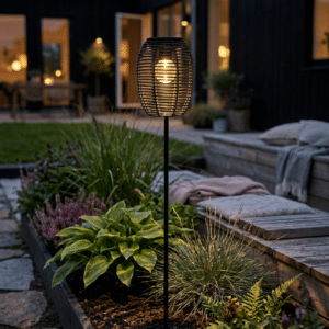 Lanterne med jordspyd | Sort |